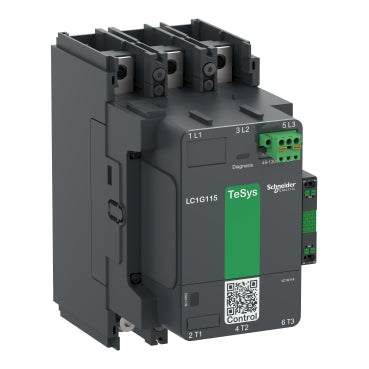 Contactor TeSys LC1G 225A 440V 3P AC3 Estándar bobina 100-250V CA-CC
