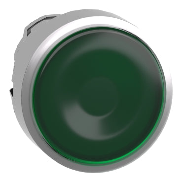 CABEZA PULS.LUM.LED RASANTE VERDE