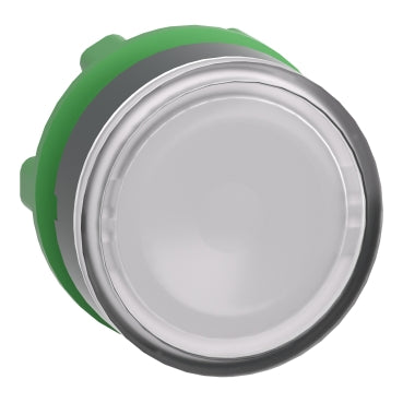 CABEZA PULSADOR LUMINOSO LED RASANTE BLANCO