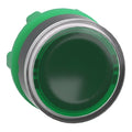 CABEZA PULSADOR LUMINOSO LED RASANTE VERDE