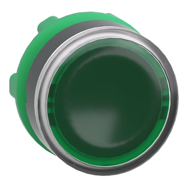 CABEZA PULSADOR LUMINOSO LED RASANTE VERDE