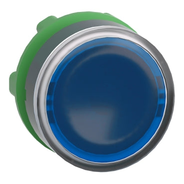 CABEZA PULSADOR LUMINOSO LED RASANTE AZUL