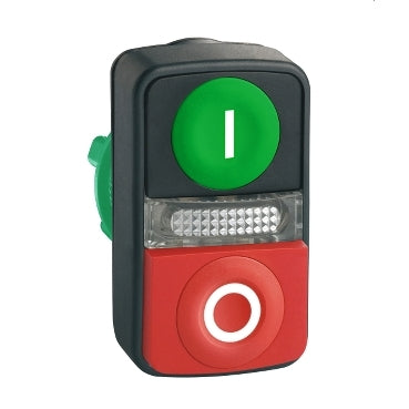 CABEZA PULSADOR MARCHA-PARO VERDE-ROJO RS IP66