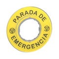 ETIQUETA "PARADA DE EMERGENCIA" 3D
