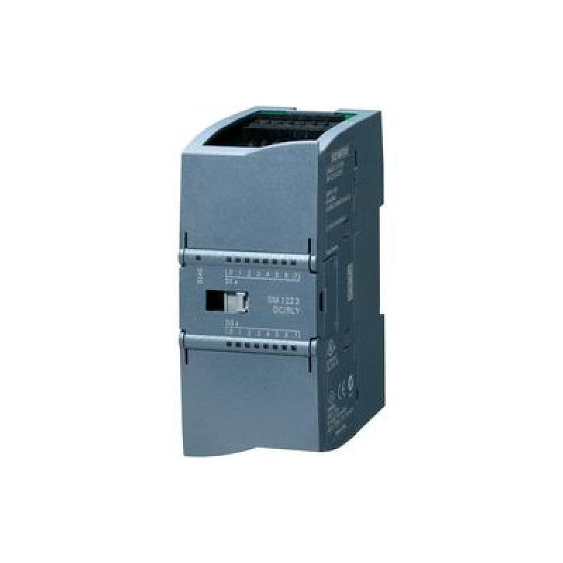 SIMATIC S7-1200, E/S digitales SM 1223, 8 DI AC/8 DO RLY, 8 DI 120/230V AC, 8 DO, relé 2 A